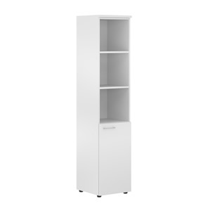 Узкий шкаф правый XTEN Белый XHC 42.5(R)  (425х410х1930) в Бузулуке