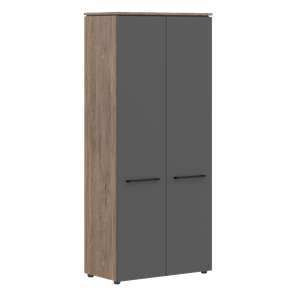 Шкаф высокий с глухими дверьми MORRIS TREND Антрацит/Кария Пальмира MHC 85.1 (854х423х1956) в Бузулуке