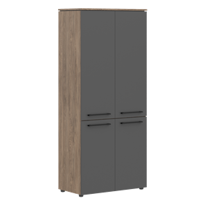 Шкаф с глухими дверьми MORRIS TREND Антрацит/Кария Пальмира MHC 85.3 (854х423х1956) в Бузулуке