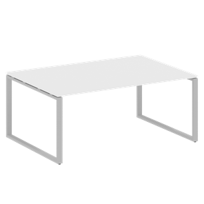 Стол переговорный БО.ПРГ-1.5 (Серый/Белый) в Орске