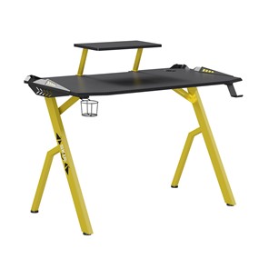 Геймерский стол SKILL CTG-001, (1200х600х750), Черный/ Желтый в Орске