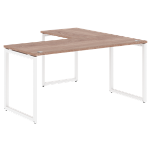 Письменный стол угловой левый XTEN-Q Дуб-сонома- белый XQCT 1615 (L) (1600х1500х750) в Орске