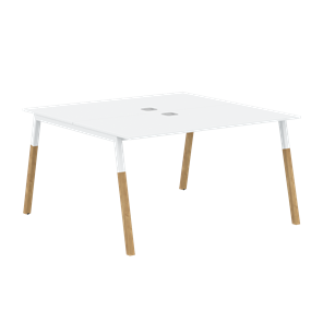Переговорный стол FORTA Белый-Белый-БукFWST 1313 (1380x1346x733) в Орске