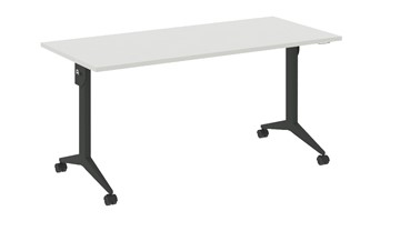 Складной мобильный стол X.M-5.7, Металл антрацит/Белый бриллиант в Орске