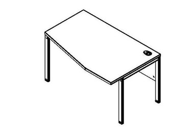 Эргономичный стол XMCT 169R, правый, 1600х900х750 в Бузулуке