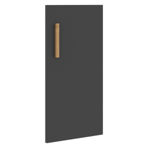 Низкая дверь для шкафа правая FORTA Черный Графит FLD 40-1(R) (396х18х766) в Орске
