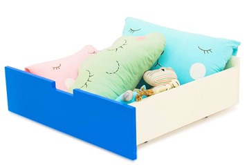 Ящик для кровати Skogen синий в Орске