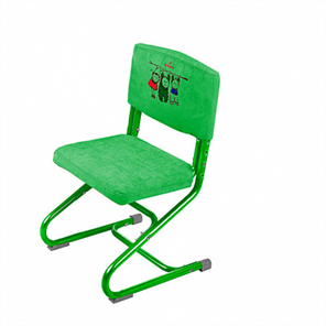 Чехол для стула СУТ 01-01 Зеленый, Замша в Орске