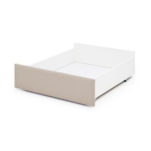 Ящик для кровати Litn мягкий для кроватей 160х80 холодный бежевый (микрошенилл) в Орске