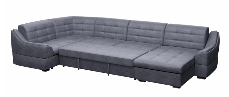 Большой диван с оттоманкой и креслом Антарес 1 ПДУ New в Бузулуке - изображение 1