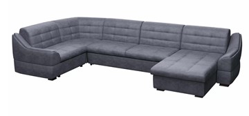 Большой диван с оттоманкой и креслом Антарес 1 ПДУ New в Орске - предосмотр