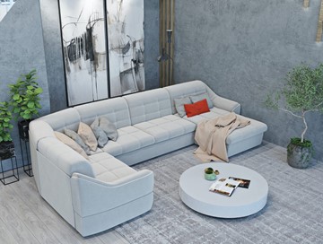 Большой диван с оттоманкой и креслом Антарес 1 ПДУ New в Бузулуке - предосмотр 4