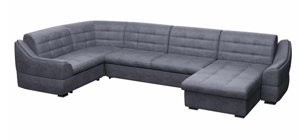 Большой диван с оттоманкой и креслом Антарес 1 ПДУ New в Орске - изображение