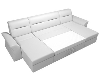 Большой П-образный диван Клайд, Белый (Экокожа) в Бузулуке - предосмотр 1