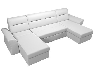 Большой П-образный диван Клайд, Белый (Экокожа) в Бузулуке - предосмотр 3