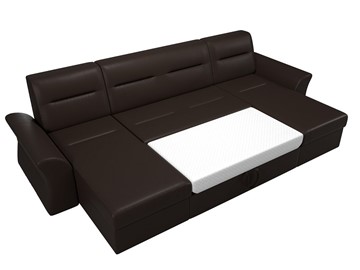 Большой П-образный диван Клайд, Коричневый (Экокожа) в Бузулуке - предосмотр 1