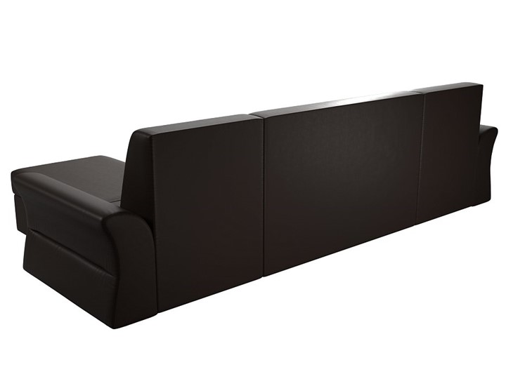 Большой П-образный диван Клайд, Коричневый (Экокожа) в Бузулуке - изображение 4