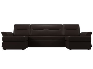 Большой П-образный диван Клайд, Коричневый (Экокожа) в Бузулуке - предосмотр 7