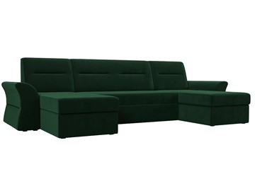 П-образный диван Клайд, Зеленый (Велюр) в Орске