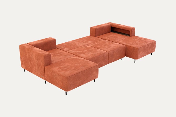 П-образный диван P-0-M П ( П1+Д5+Д2+Д5+П1) в Орске - изображение 1