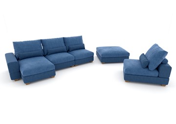 П-образный диван V-10-M П (П1+Д4+Д2+УС+ПС), Memory foam в Бузулуке - предосмотр 2