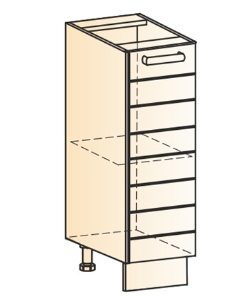 Кухонная тумба Виктория L200 (1 дв. гл.) в Бузулуке - изображение