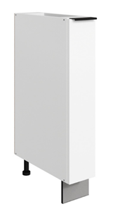 Шкаф рабочий Стоун L150 (1 дв.гл.) (белый/джелато софттач) в Бузулуке