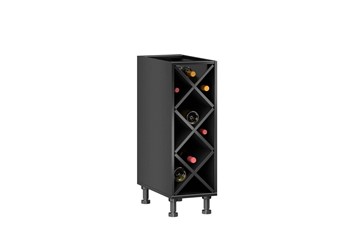 Тумба кухонная винная Мокка ЛД 270.070, цвет черный в Бузулуке