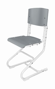 Детский стул СУТ.01 Фанера (рост от 130 см), Серый в Орске
