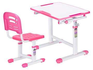 Стол растущий и стул Mealux EVO-07 Pink, розовая в Бузулуке