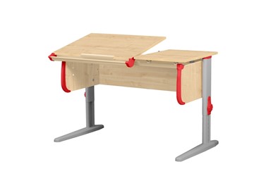 Растущий стол 1/75-40 (СУТ.25) Бежевый/Серый/Красный в Бузулуке