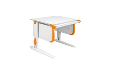 Растущий стол 1/75 (СУТ.24) белый/белый/Оранжевый в Бузулуке
