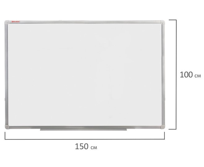 Доска магнитно-маркерная BRAUBERG 100х150 см, алюминиевая рамка в Орске - изображение 8