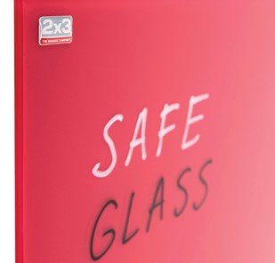 Магнитная стеклянная доска на стену 2х3 OFFICE TSZ86 R, 60x80 см, красная в Бузулуке - предосмотр 1